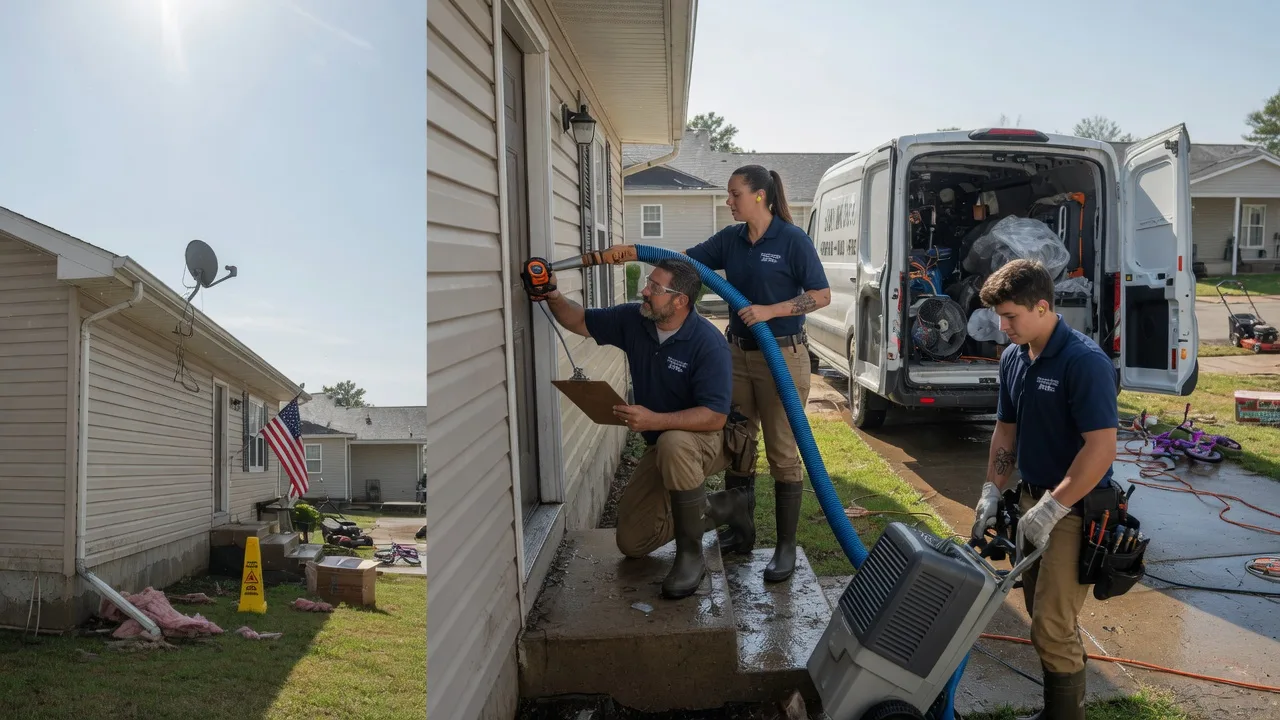 Ceiling Water Damage Restoration in West Columbia, TX near me